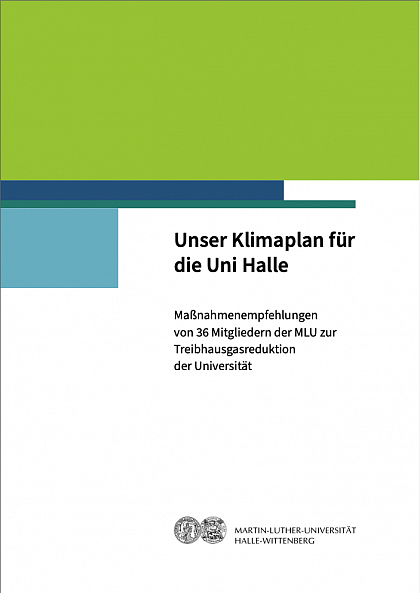 Klimaplan MLU Deckblatt