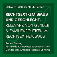 Rechtsextremismus und Geschlecht.