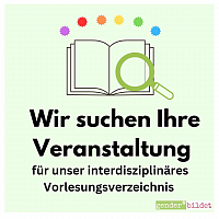 Suche fr Interdisziplinres Vorlesungsverzeichznis